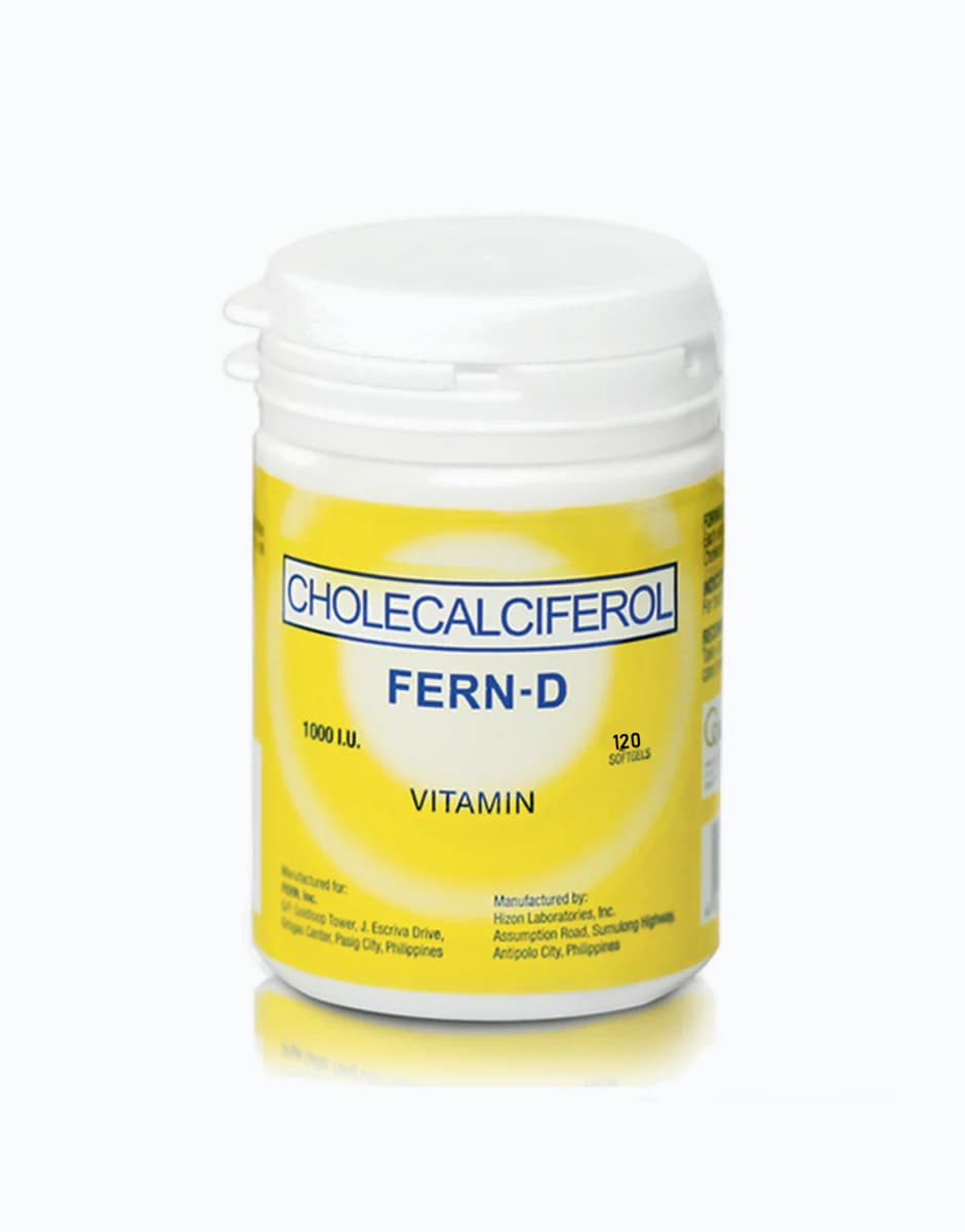 Fern-D vitamin D3 supplement bottle