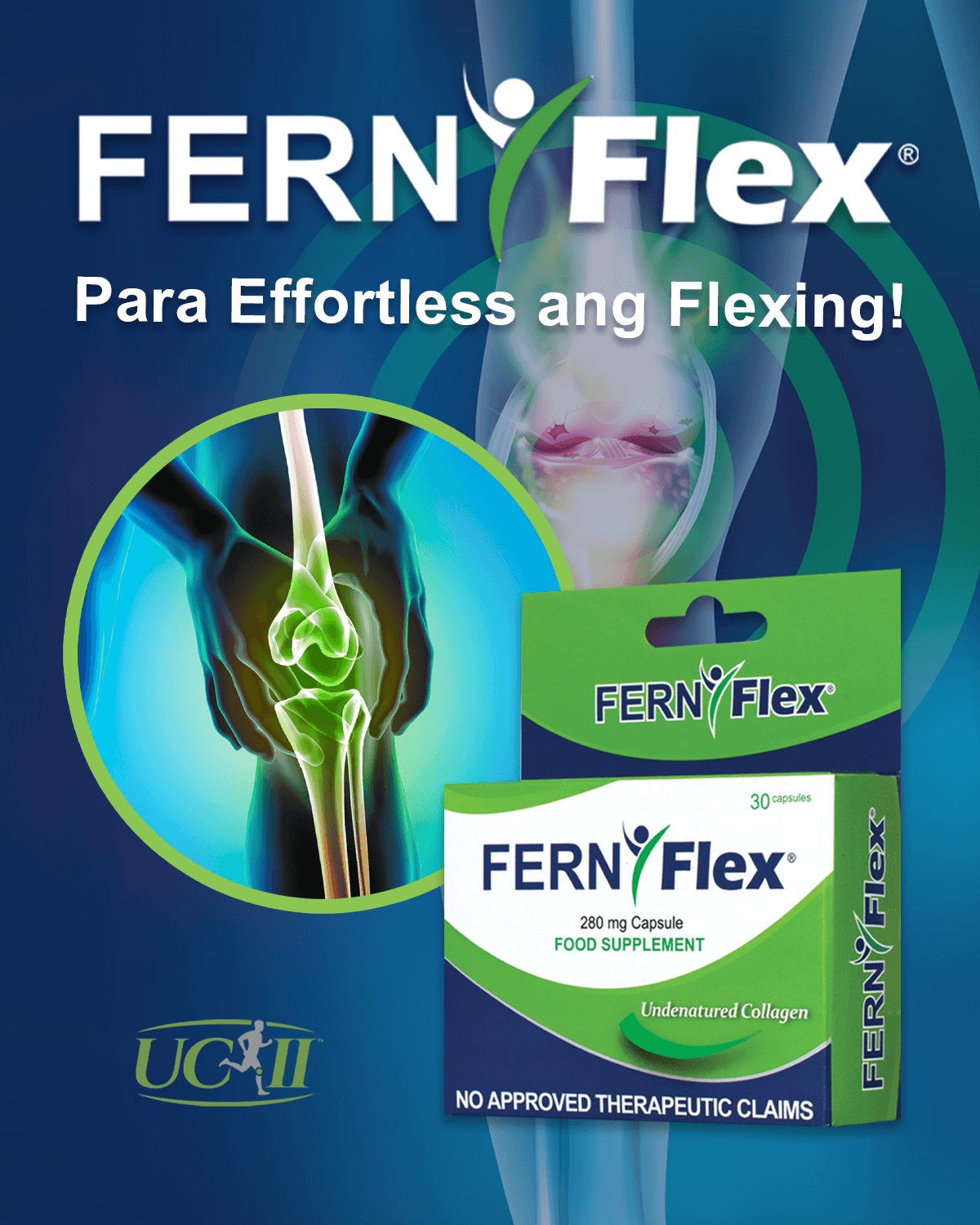 Fern Flex wellness product packaging